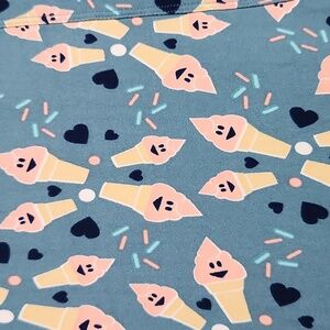 LULAROE LLR TC Ice Cream Cone Buttery Soft Legging Tall Curvy